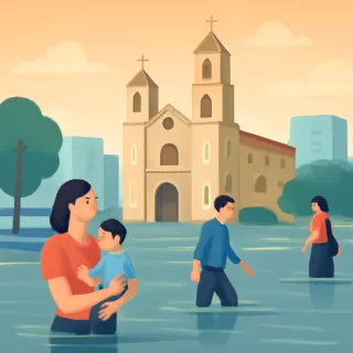 Santuario de San Antonio de Padua soportó la mayor creciente en Zonda en casi 40 años