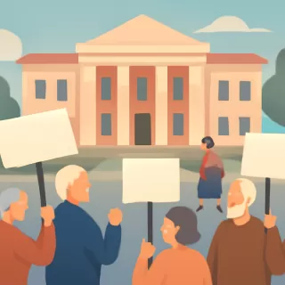 Jubilados de Misiones reclaman mejores condiciones frente a la Casa de Gobierno