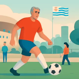 Adrián Silva, jugador uruguayo de 54 años, sigue activo en la tercera división y busca un récord