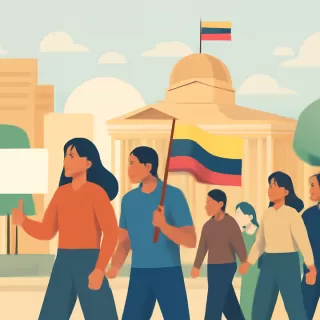 Estudiantes venezolanos marcharon por la demora en la aprobación de la amnistía a presos políticos