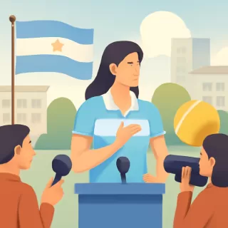 Paola Suárez asume como capitana de Argentina en la Billie Jean King Cup