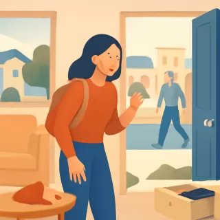 Joven descubre robo en su casa en Rivadavia tras regresar de un viaje