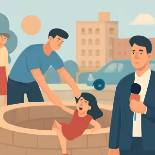 Niña cae en un aljibe de 10 metros en Cosquín y su padre se lanza para salvarla