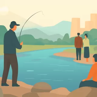 Condiciones de pesca en el río Limay mejoran respecto al año pasado, según expertos