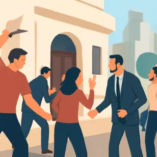 Violenta irrupción con armas blancas en juzgado de San Martín por reclamo de detenidos