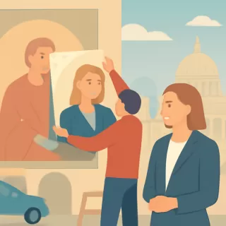 El Vaticano ordena eliminar la imagen de Giorgia Meloni de un fresco en Roma