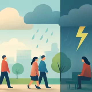 Cómo una nube común se transforma en una tormenta eléctrica: etapas y características
