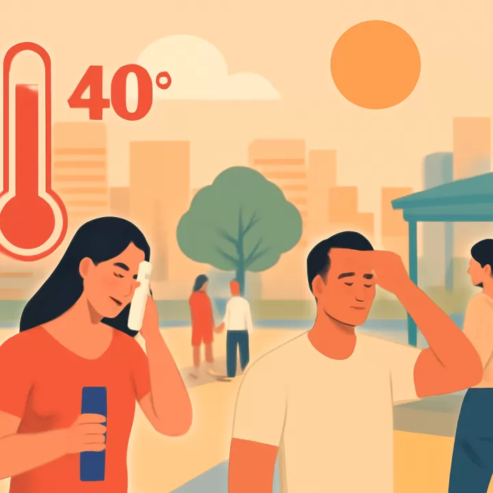 Calor extremo en Gualeguaychú con sensación térmica cercana a 40 grados