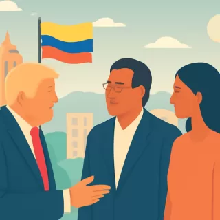 Donald Trump aceptó mediar entre Colombia y Ecuador para desescalar la guerra comercial, según el presidente Petro