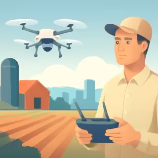 Piloto de drones agrícolas: el nuevo trabajo en el campo argentino con sueldos millonarios