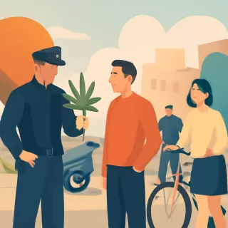 Policía de Mendoza incauta plantas de marihuana, una moto robada y una bicicleta en el Este