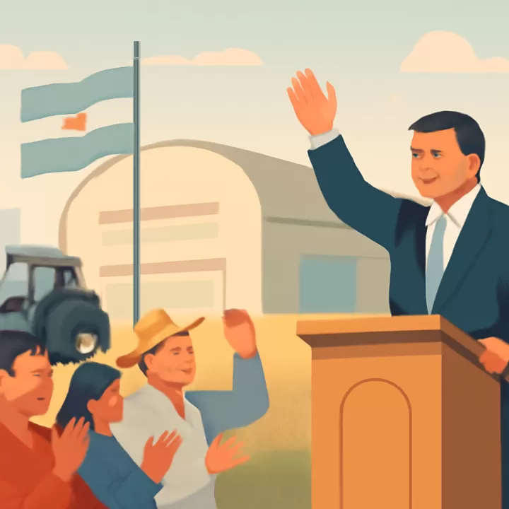 El campo ovacionó al Presidente tras el anuncio de baja de retenciones y flexibilización laboral en La Rural