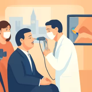 El gobernador Sáenz se sometió en vivo a una rinoscopía y resultó negativo en test toxicológico