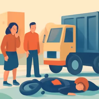 Motociclista muere tras colisión con camión recolector en Rivadavia