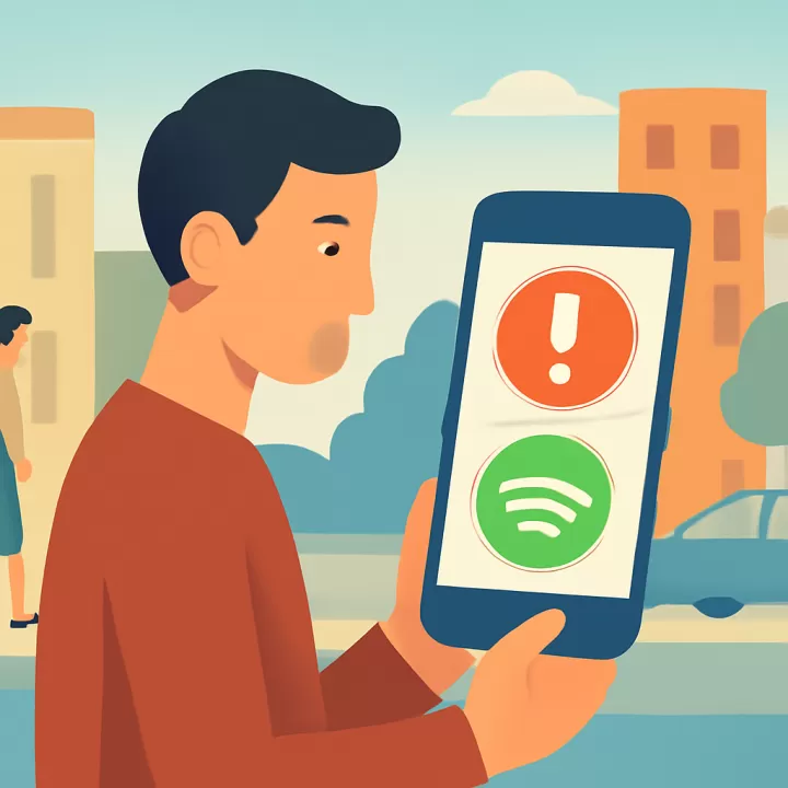 Detectan en Argentina sitios falsos de Spotify que sustraen datos bancarios