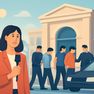 Fiscalía imputa a 11 detenidos por intento de robo al Banco República en Montevideo