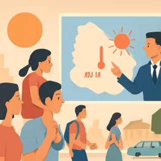 Meteorólogo anuncia que el jueves será el peor día de calor en Uruguay