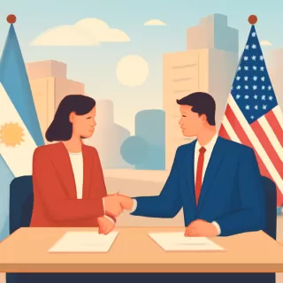 Argentina y Estados Unidos suscriben acuerdo bilateral de comercio e inversión