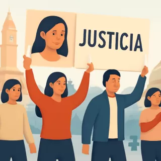 Familiares de Rocío Alvarito realizan marcha en La Plata para reclamar justicia