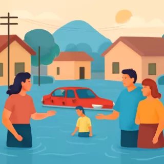 Inundaciones afectan a dos barrios de Morillo en Salta