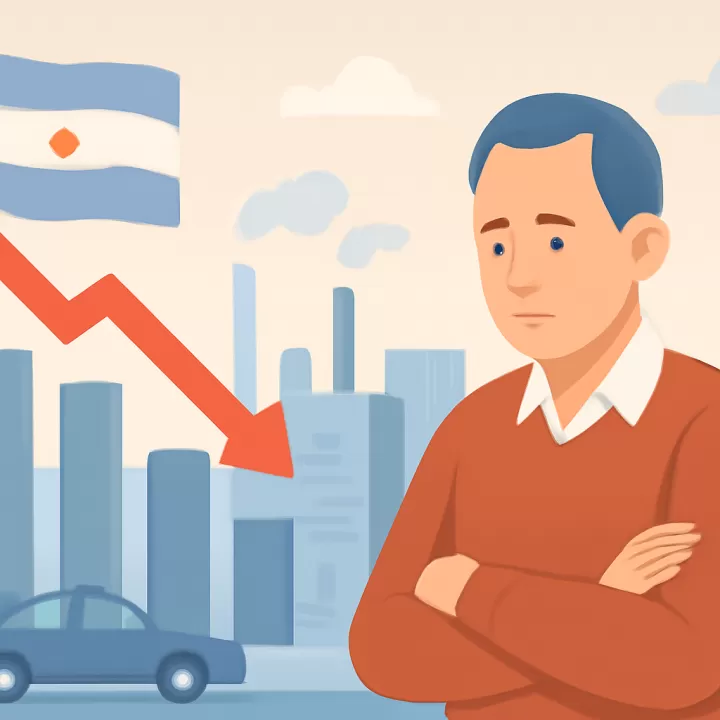 La industria argentina registró su sexta caída interanual consecutiva en 2025 con una baja de casi 4%
