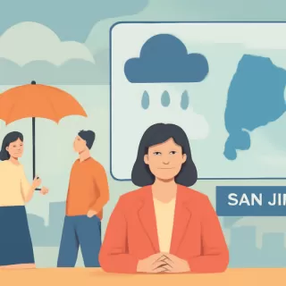 Servicio Meteorológico Nacional alerta a 10 provincias, San Juan espera lluvias y día nublado