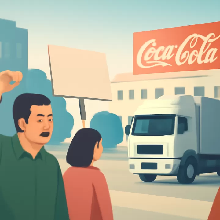 Pablo Moyano y Camioneros bloquearon la principal embotelladora de Coca-Cola en Argentina por la reforma laboral