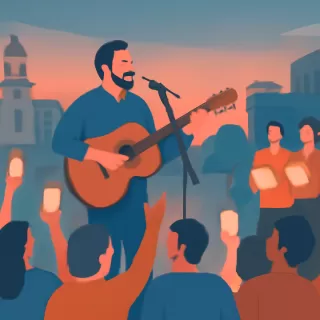 Jorge Rojas se presentó en la apertura del Festival de Peñas de Villa María