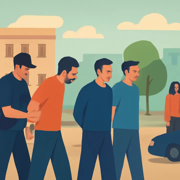 Detienen a cinco hombres en Santa Fe por abuso sexual a un camionero y grabación del ataque