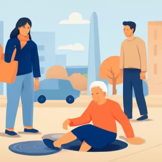 Robo de alcantarilla en La Plata dejó a una jubilada herida tras caer en el pozo