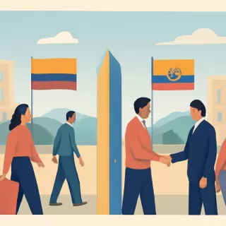 Disputa comercial y energética entre Ecuador y Colombia impacta la frontera y la cooperación bilateral