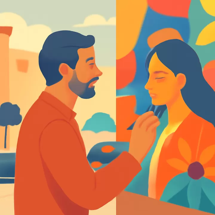 Luis Guevara llena de color e identidad los rincones de Caucete con sus murales
