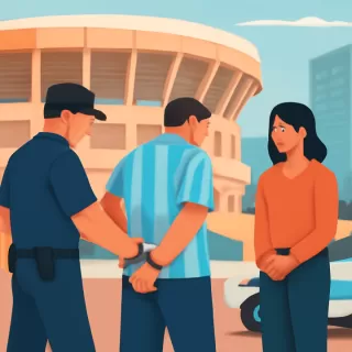 Detienen a un hincha de Racing con pedido de captura en el ingreso al Cilindro