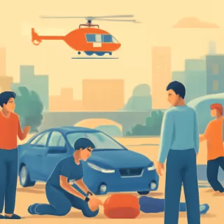 Accidente en General Paz: un auto sin embrague fue embestido y dejó al menos ocho heridos