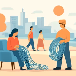 Empresa española recicla redes de pesca oceánicas para fabricar muebles y otros productos