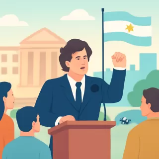 Milei propone apertura económica con ajuste y reforma laboral en Argentina