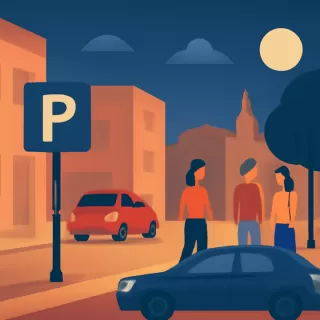 Nuevas calles habilitadas para estacionamiento nocturno los fines de semana en Salta