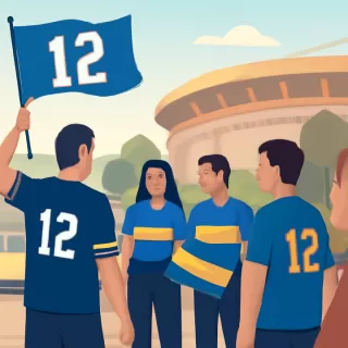 Seattle Seahawks y Boca Juniors comparten la tradición de la '12' en sus hinchadas