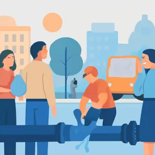 Cortes de agua en La Plata este lunes por obras de renovación de cañerías de Absa