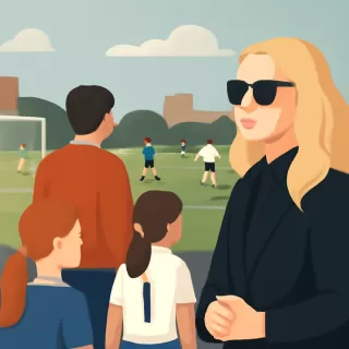 Madonna presenció el partido de la Sub 14 femenina del Tottenham para apoyar a sus hijas