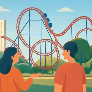 Nueva montaña rusa comienza a ser probada en el Parque Rodó de Montevideo