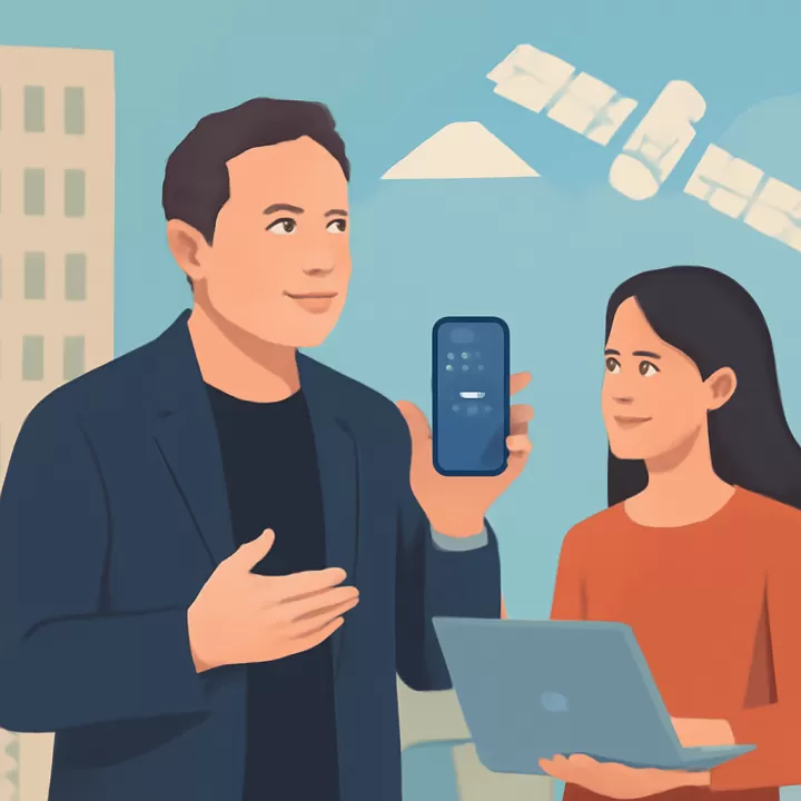 Elon Musk presenta Starlink Phone con conexión satelital directa