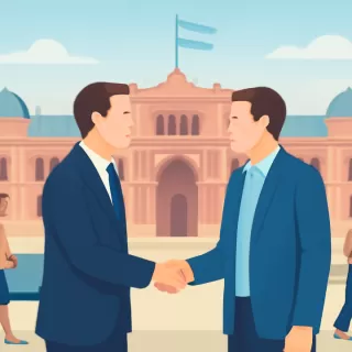Diego Santilli se reunió con Leandro Zdero en la Casa Rosada previo al debate sobre la reforma laboral
