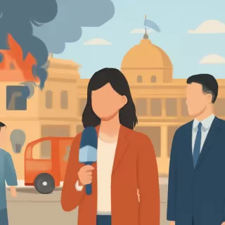 Incendio destruyó el despacho de la senadora chubutense Andrea Cristina y causó seis intoxicados por humo