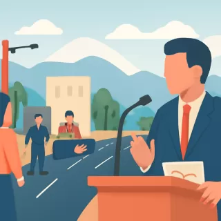 Municipio de Villa La Angostura retoma y finalizará obra clave de pavimentación e iluminación