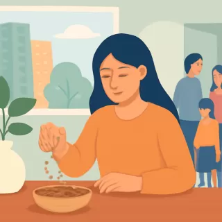 Ritual de Feng Shui con lentejas para activar la energía de abundancia en febrero