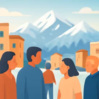 Primera nevada del 2026 sorprende en pleno verano en el cerro Catedral de Bariloche