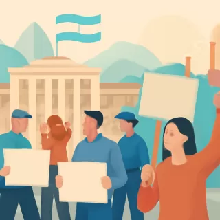 Crecen los conflictos salariales y productivos en provincias argentinas en febrero
