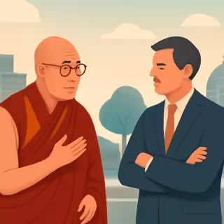 El dalái lama niega vínculo con Jeffrey Epstein tras aparecer en archivos desclasificados en EE.UU.