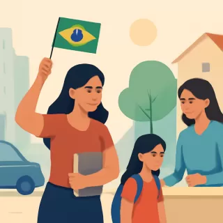 Madre brasileña responde con ingeniosa acción tras rechazo de regalo escolar en Carolina del Norte